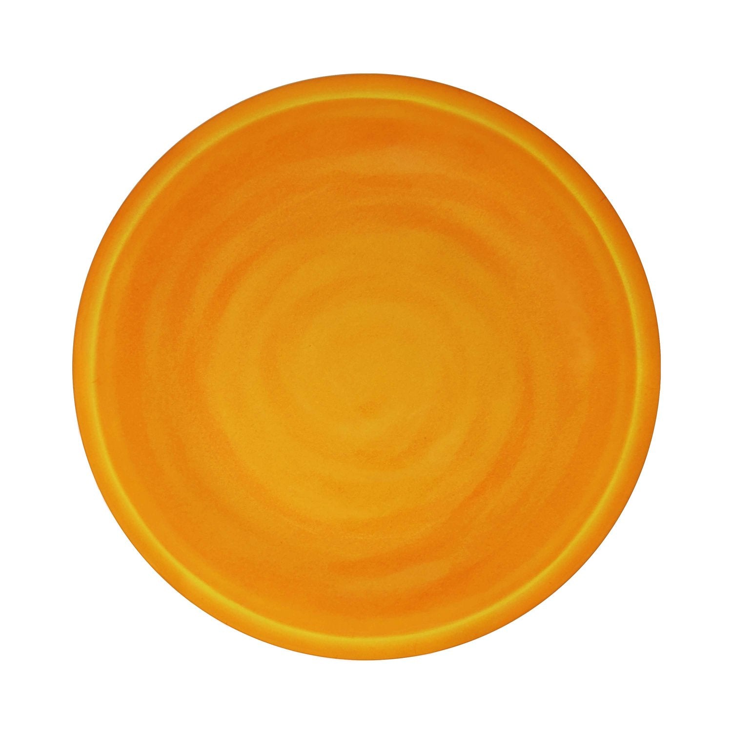 Le Cadeaux 11" Melamine Dinner Plate – Sicily Solid Orange