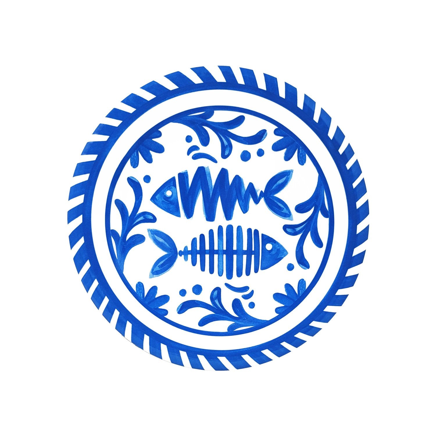 Le Cadeaux 9" Melamine Salad Plate – Mediterraneo