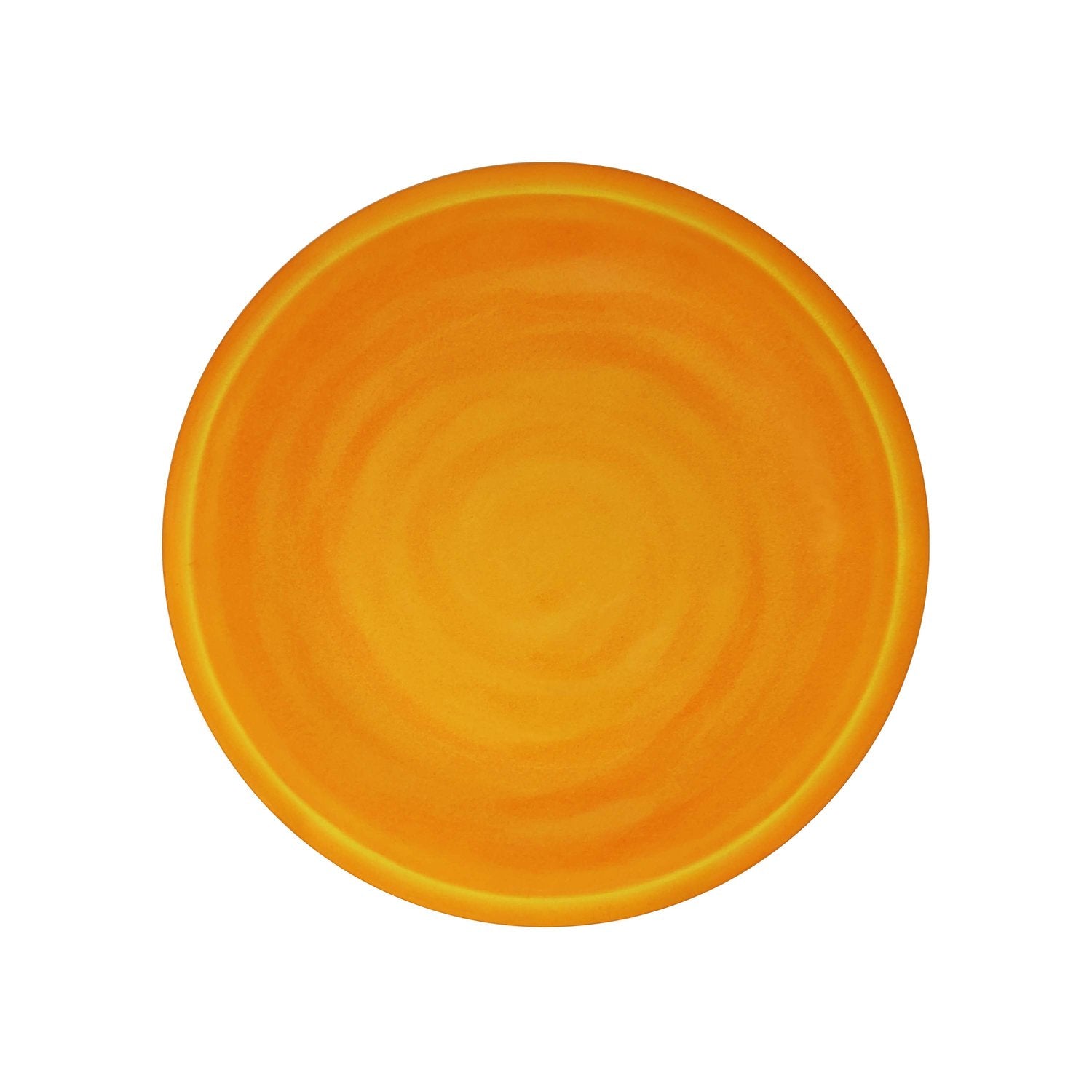 Le Cadeaux 9" Melamine Salad Plate – Sicily Solid Orange