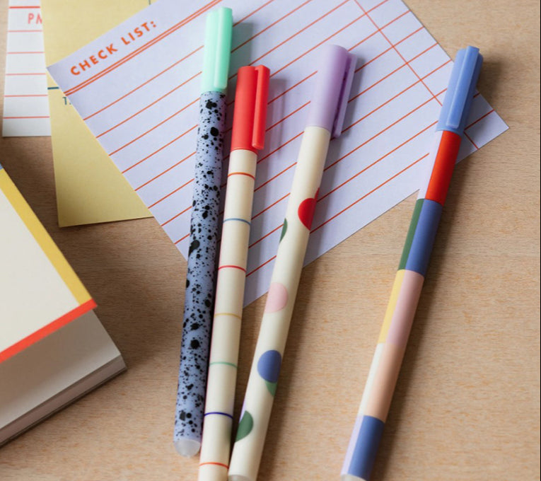 Kikkerland Inkerie Erasable Ink Pen – Assorted Colors – Each Sold Separately