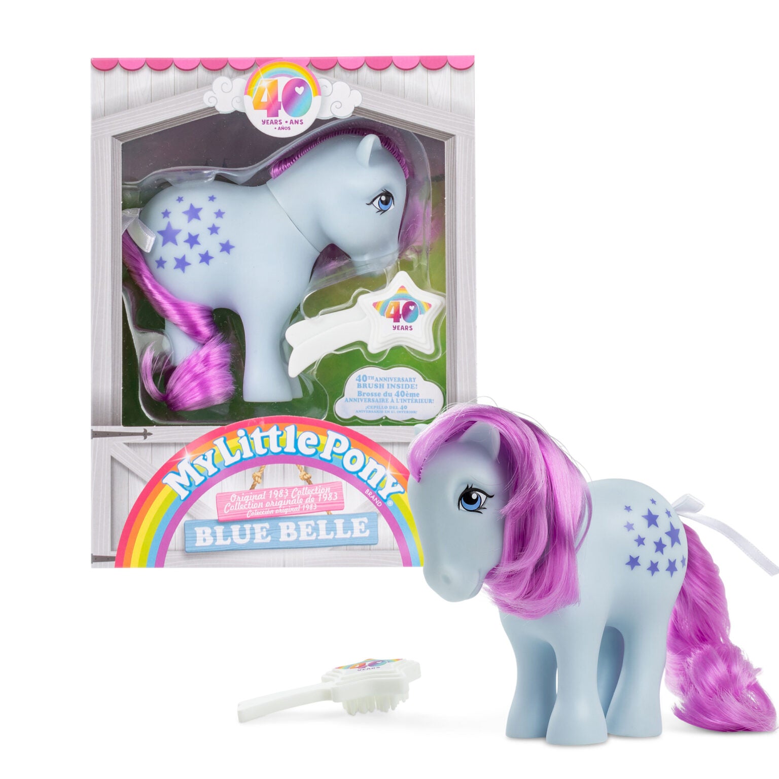 My Little Pony Classic 4″ Collectible 40th Anniversary Ponies – Assorted Styles - EACH SOLD SEPARATELY