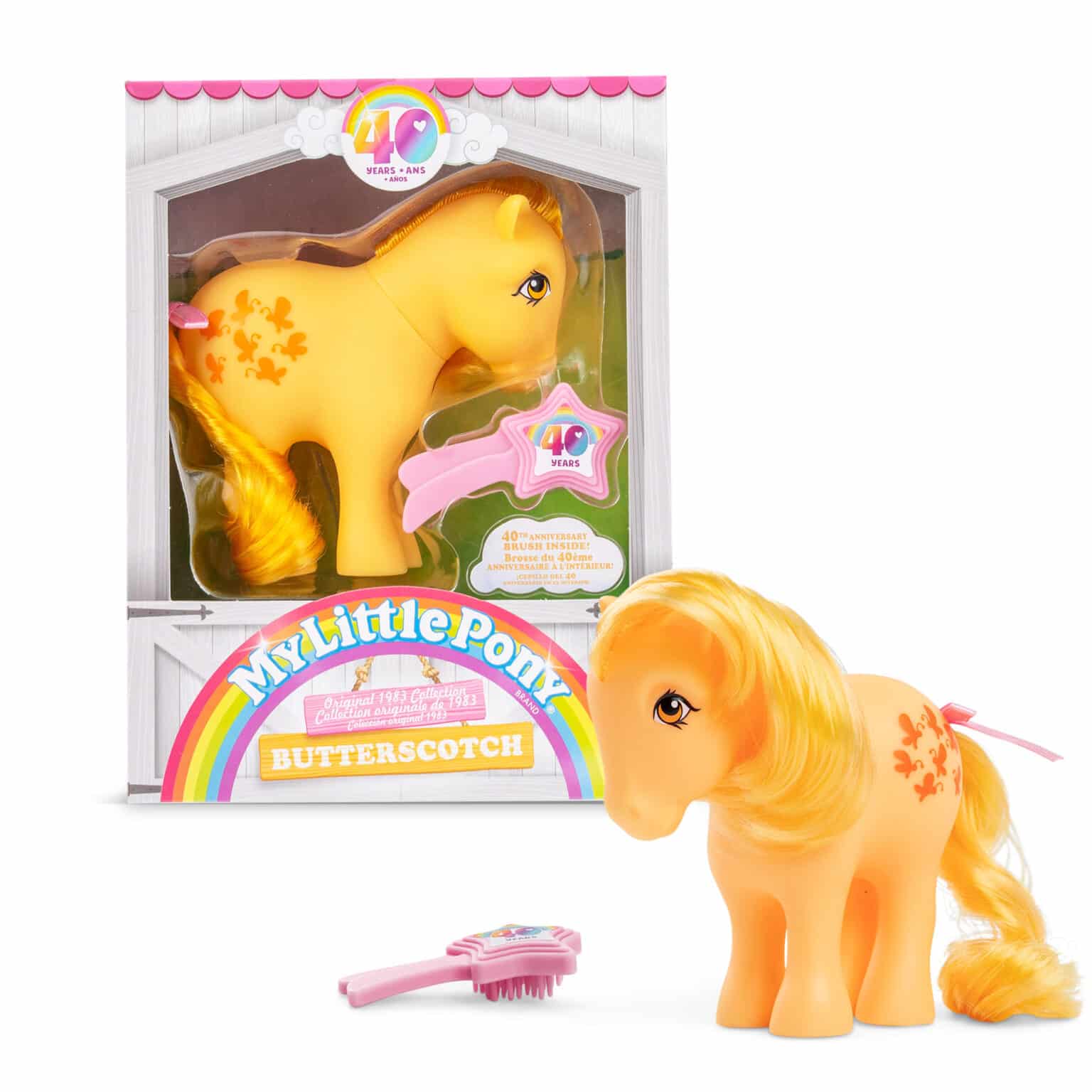 My Little Pony Classic 4″ Collectible 40th Anniversary Ponies – Assorted Styles - EACH SOLD SEPARATELY