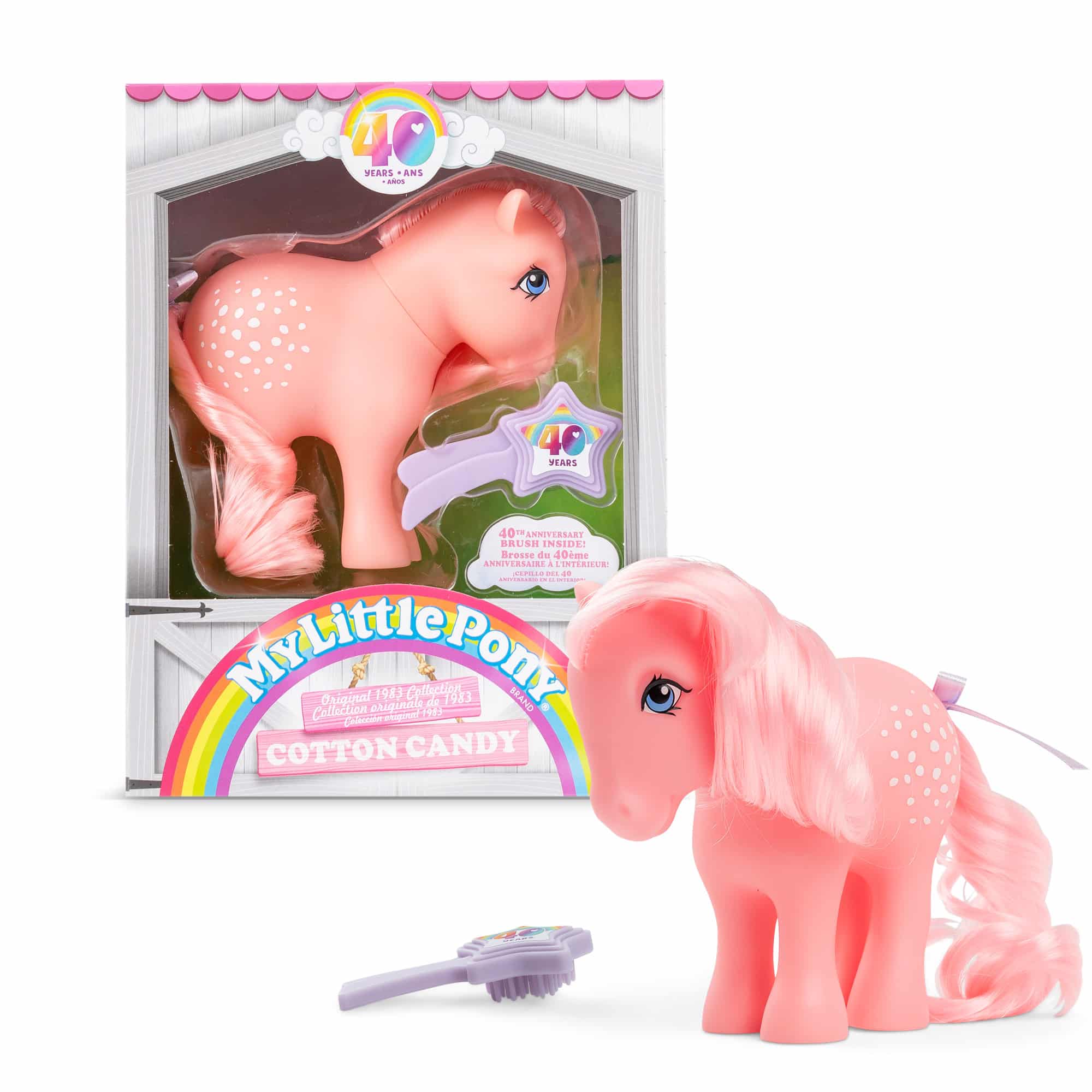 My Little Pony Classic 4″ Collectible 40th Anniversary Ponies – Assorted Styles - EACH SOLD SEPARATELY