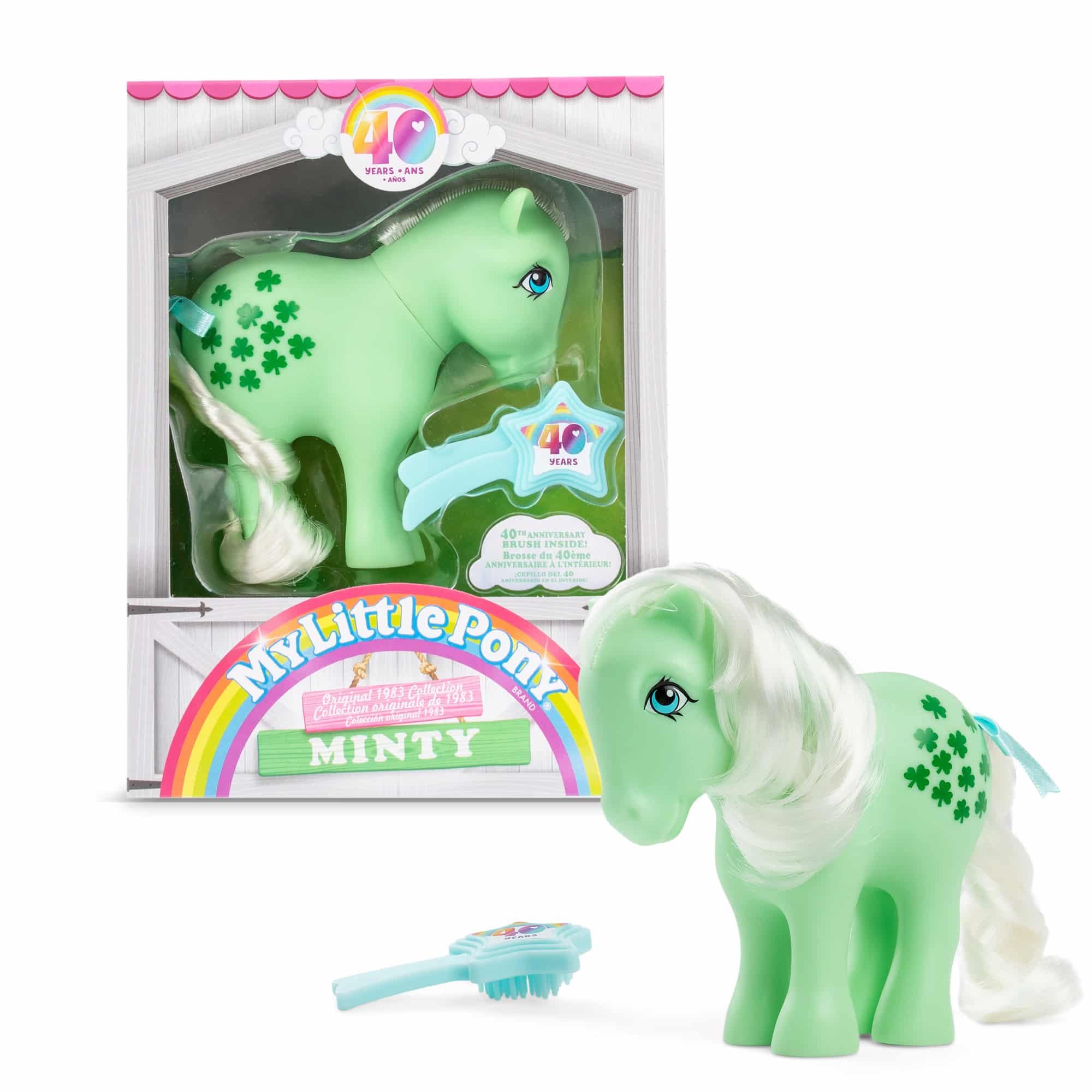 My Little Pony Classic 4″ Collectible 40th Anniversary Ponies – Assorted Styles - EACH SOLD SEPARATELY