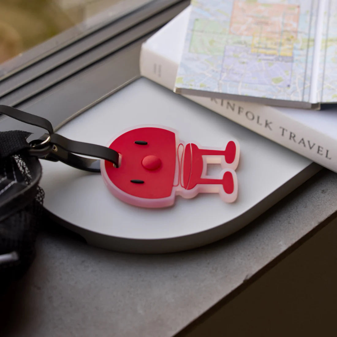 Hoptimist Bag Tag – Red