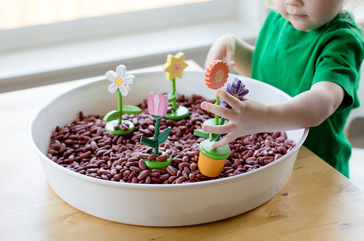 Jack Rabbit Flower Push Puppets – Assorted Flowers – Each Sold Separately