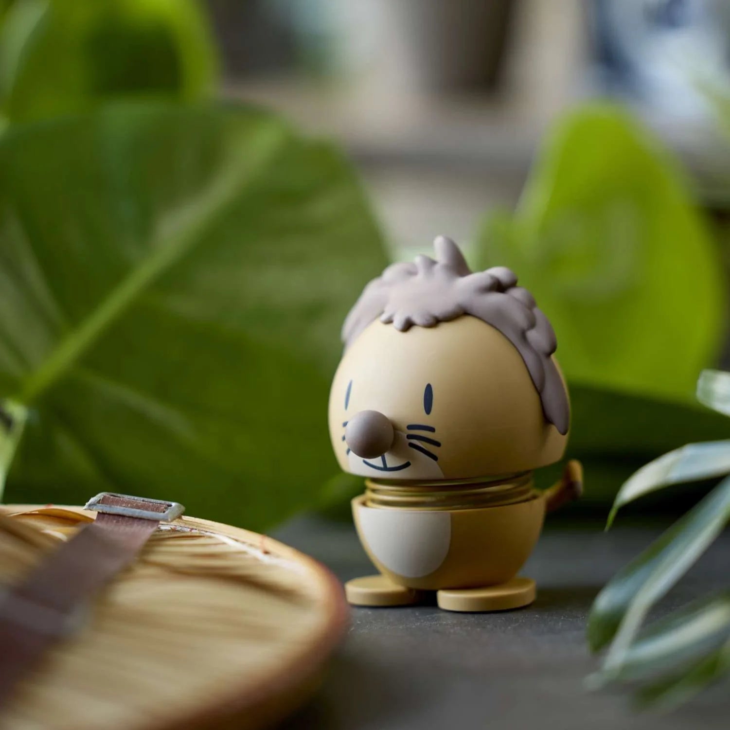 Hoptimist Bobblehead Figure – 3"– Brown Lion