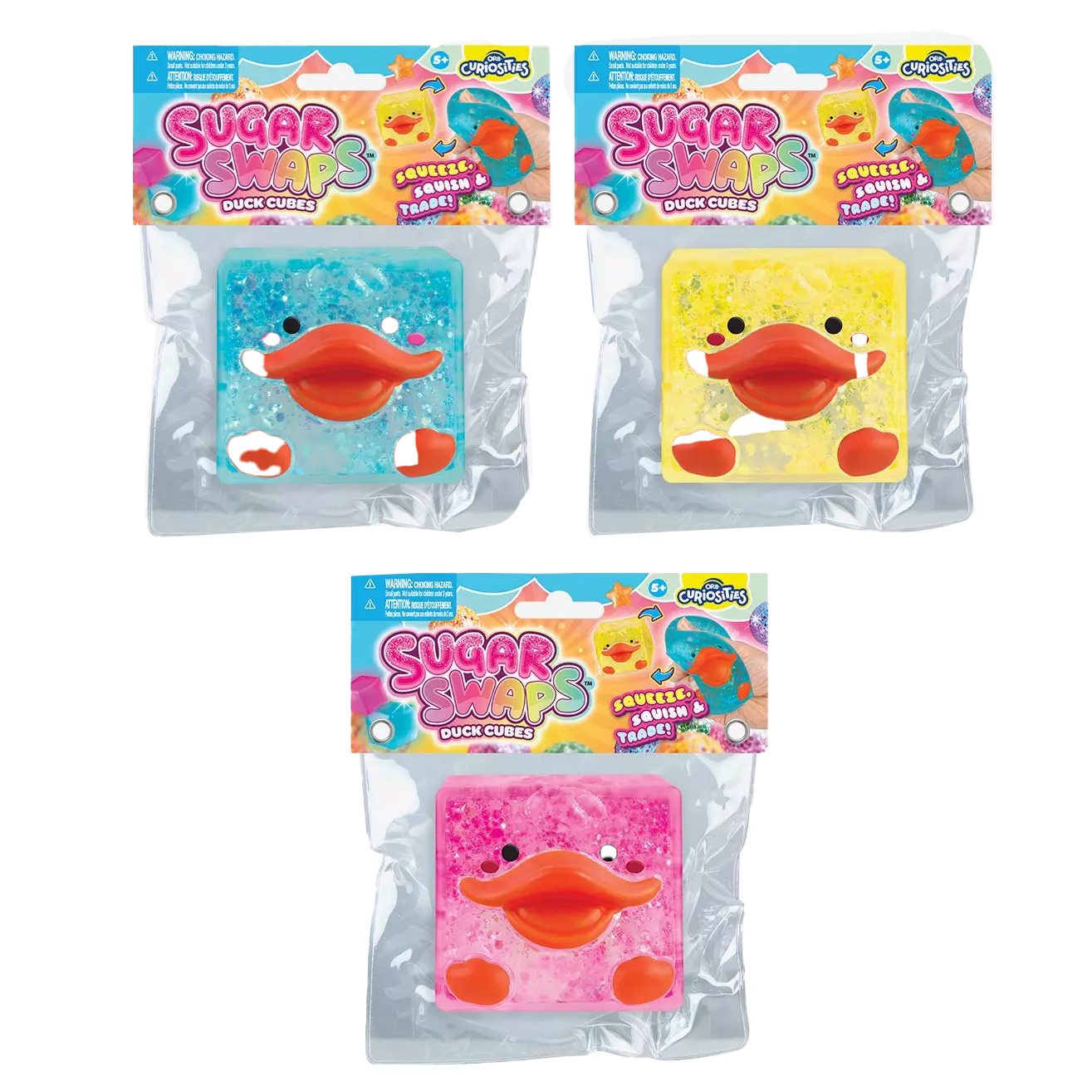 Sugar Swaps Sparklee Duck Cubes Surprise Squishy Toy – Assorted Colors – Each Sold Separately (Copy) (Copy)