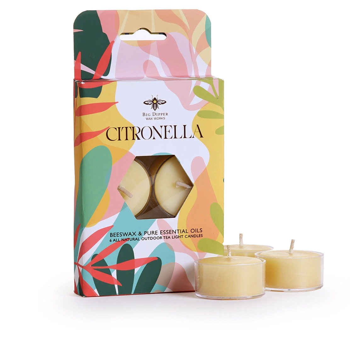 Citronella Tea Lights – Beeswax Blend – Box of 8