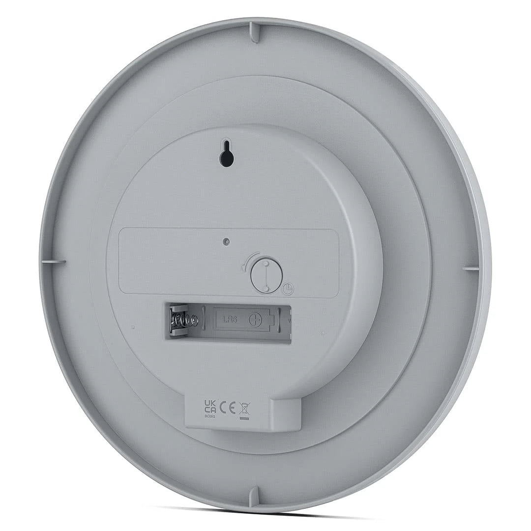 Braun Classic Grey Quartz Wall Clock - 12"