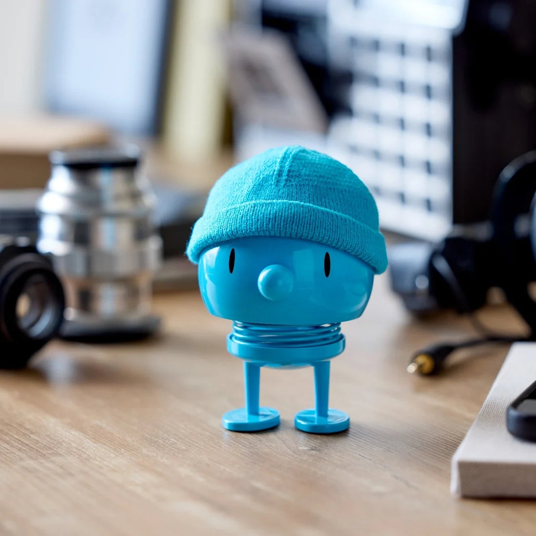Hoptimist Hipster Bumble Bobblehead Figure – Turquoise – 4"
