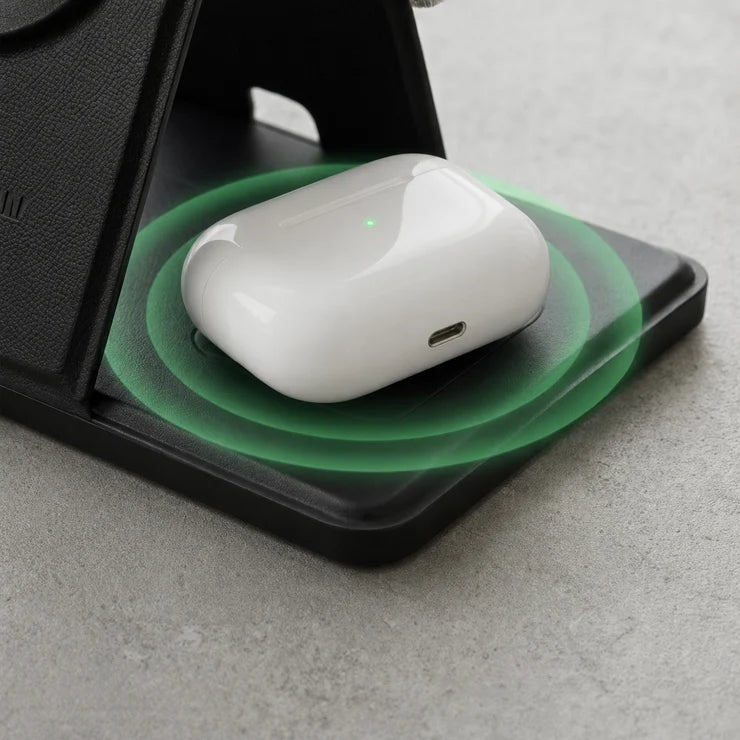 Garzini 3-in-1 Wireless Charger - Black
