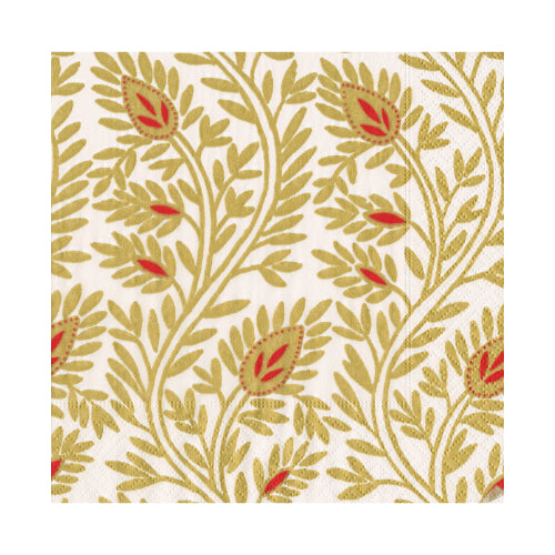 Caspari Samsara Cocktail Napkins - Gold - 20pk
