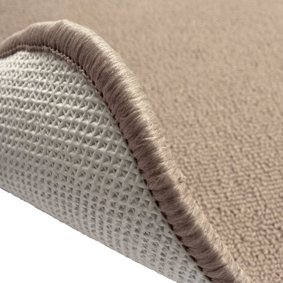 Ritz Solid Stain Resistant Accent Rug – Beige – 18" x 30"