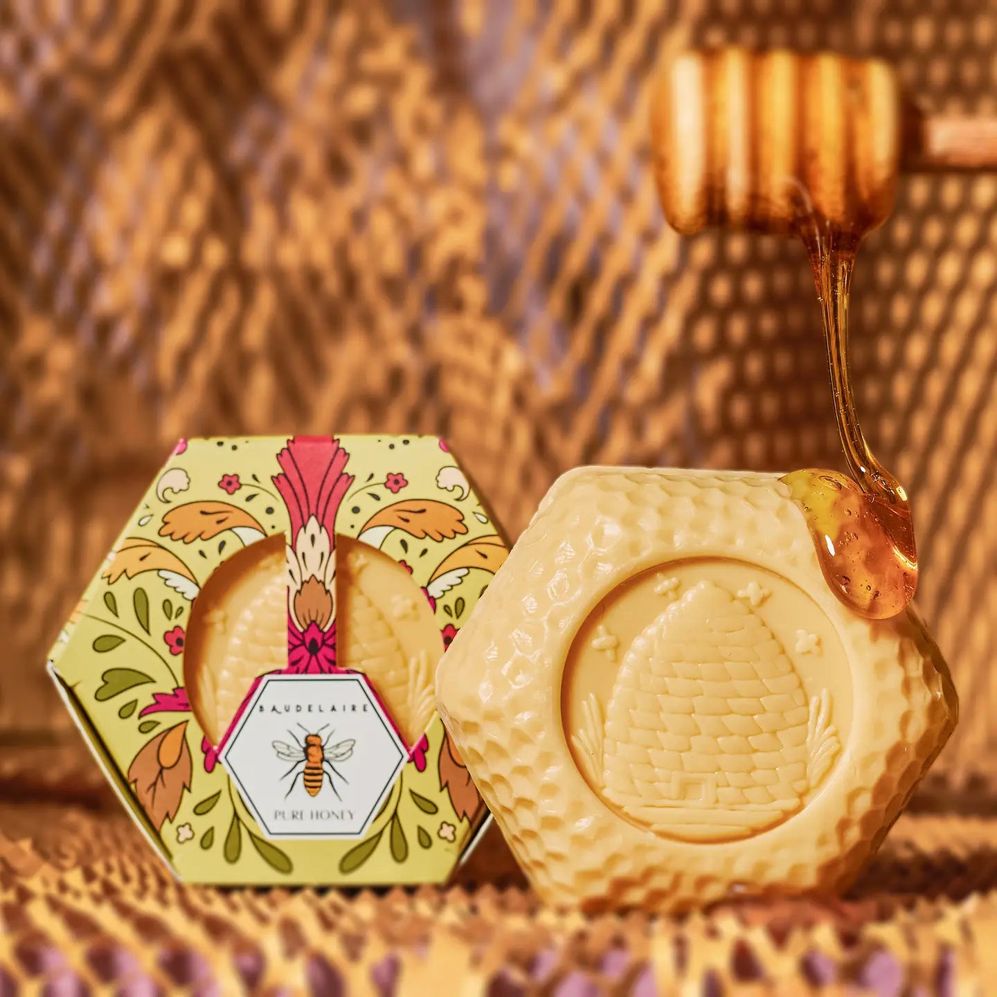 Baudelaire Pure Honey Bar Soap – 3.5oz