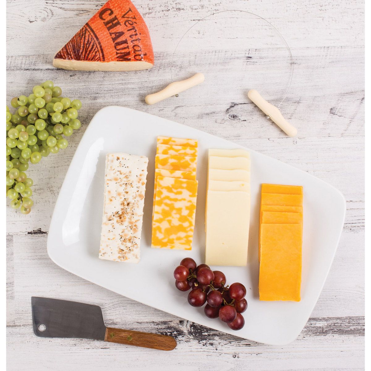 Porcelain Rectangular Platter – White – 12.25"