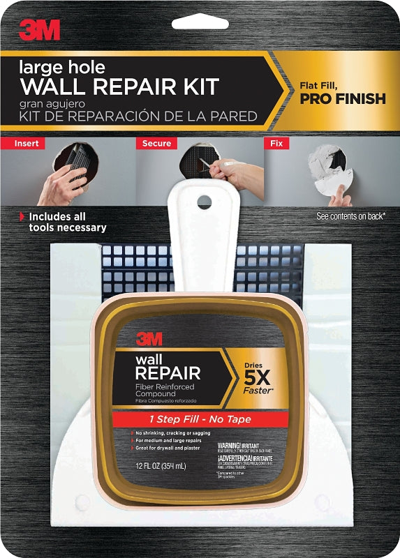 3M High Strength Large Hole Wall Repair Kit – 12 fl. oz.