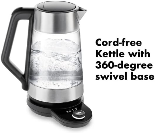 OXO Adjustable Temperature Electric Kettle – Clear Glass