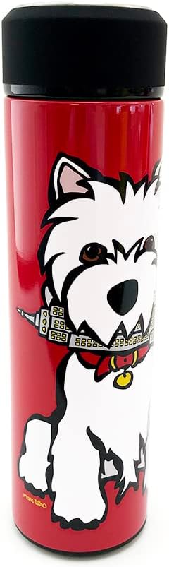 Marc Tetro Westie Stainless Steel Insulated Water Bottle – 17oz