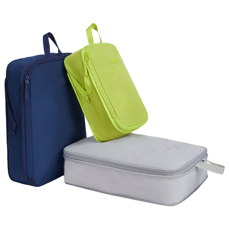 Travelon Compression Packing Cubes - Cool Tones – Set of 3