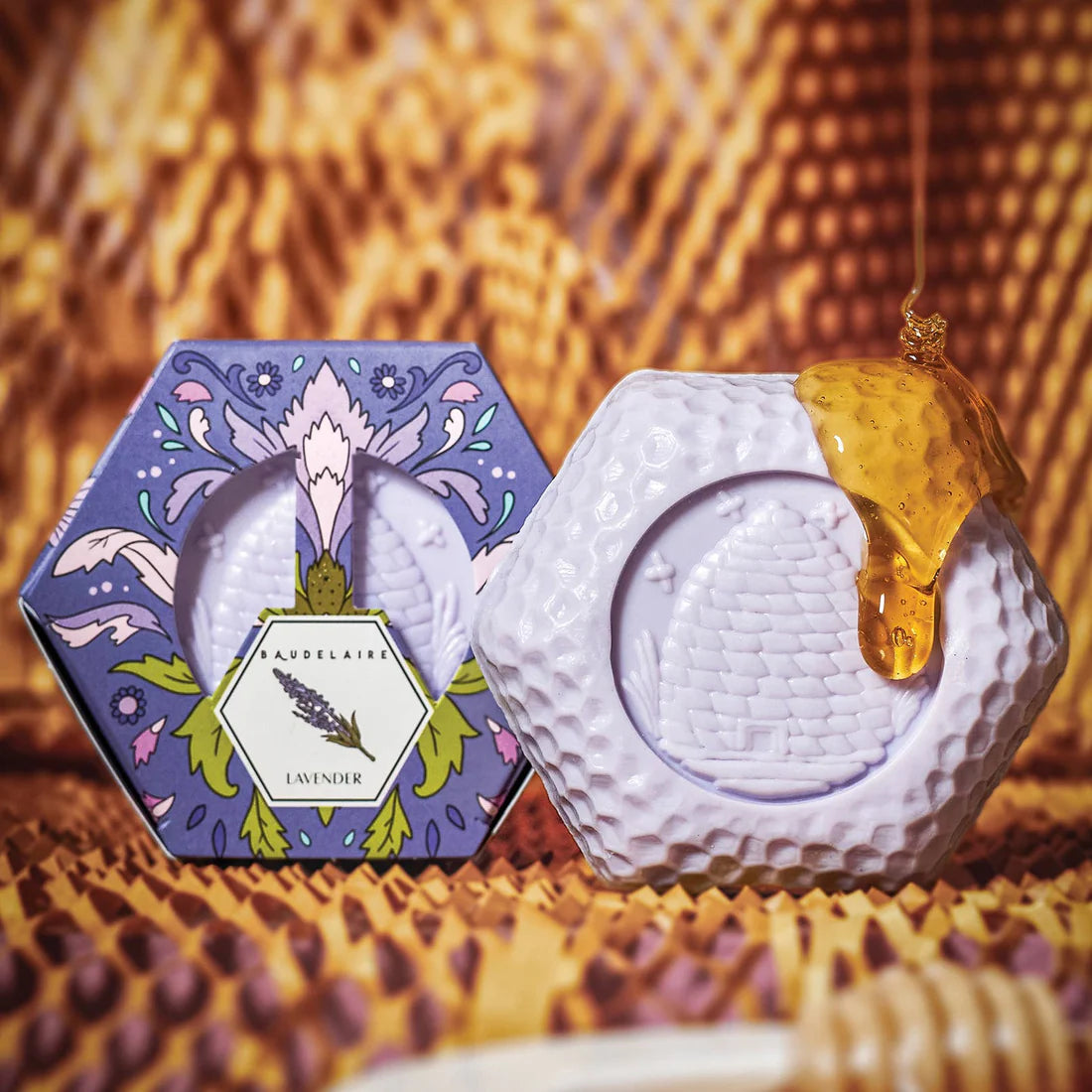 Baudelaire Lavender Honey Bar Soap – 3.5oz