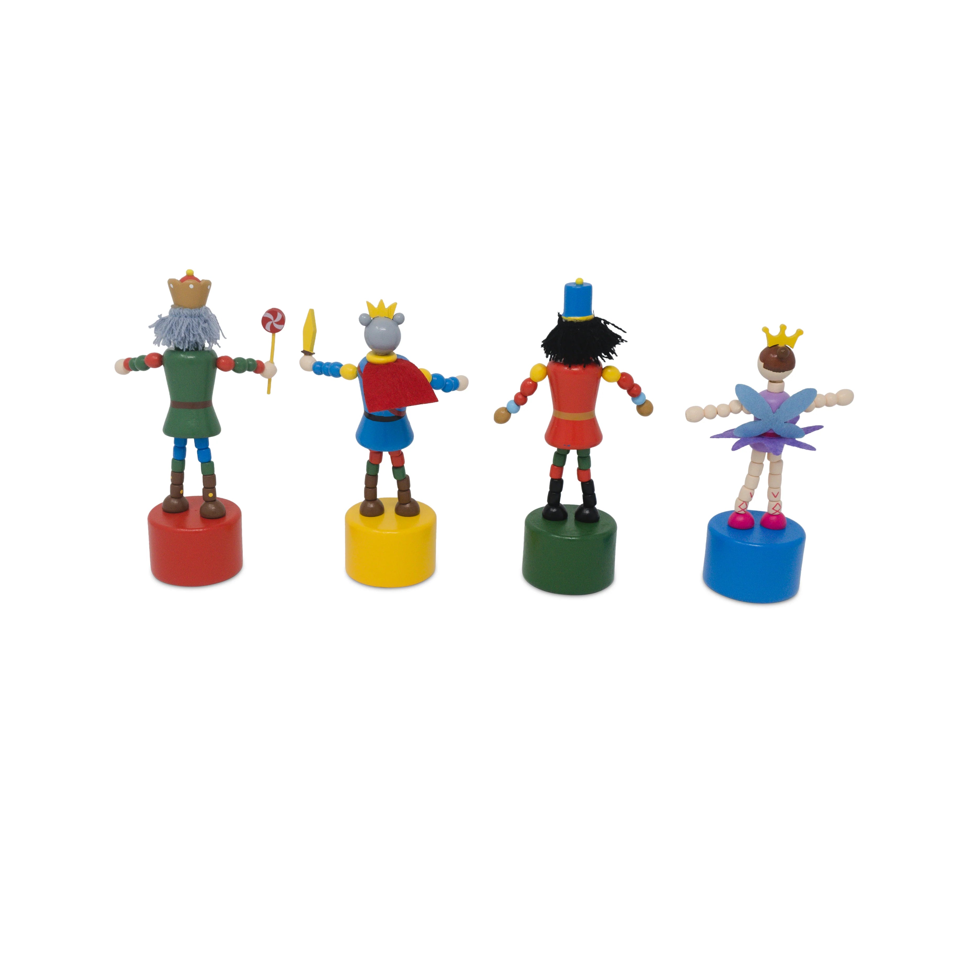 Christmas Push Puppets – Assorted Nutcrackers – Each Sold Separately