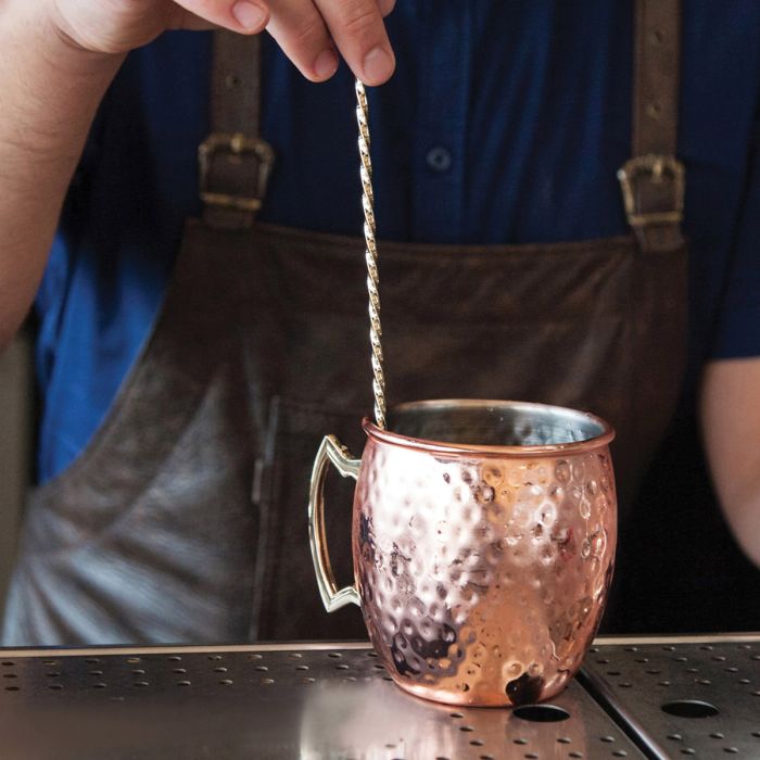 Hammered Copper Moscow Mule Drinking Mug – 16oz.