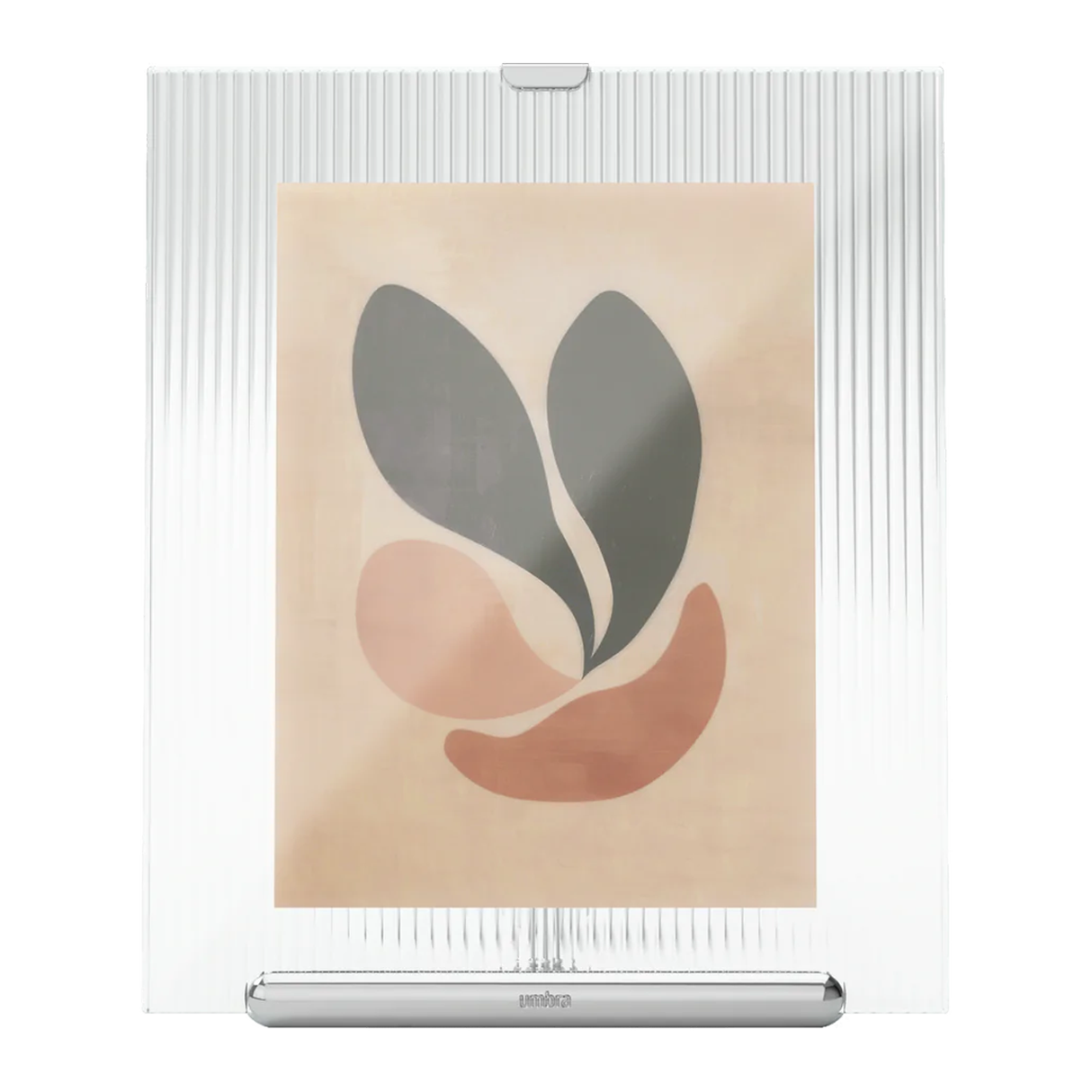 Umbra Flute Picture Frame - Chrome – 4" x 6"