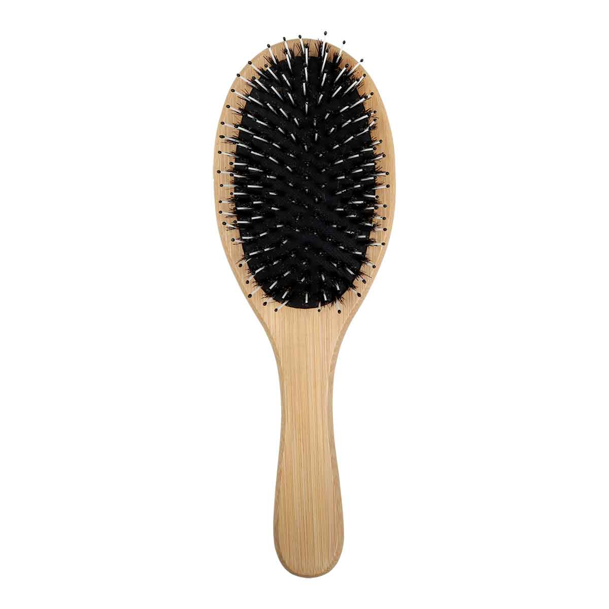 Boar & Nylon Bristle Bamboo Hair Brush