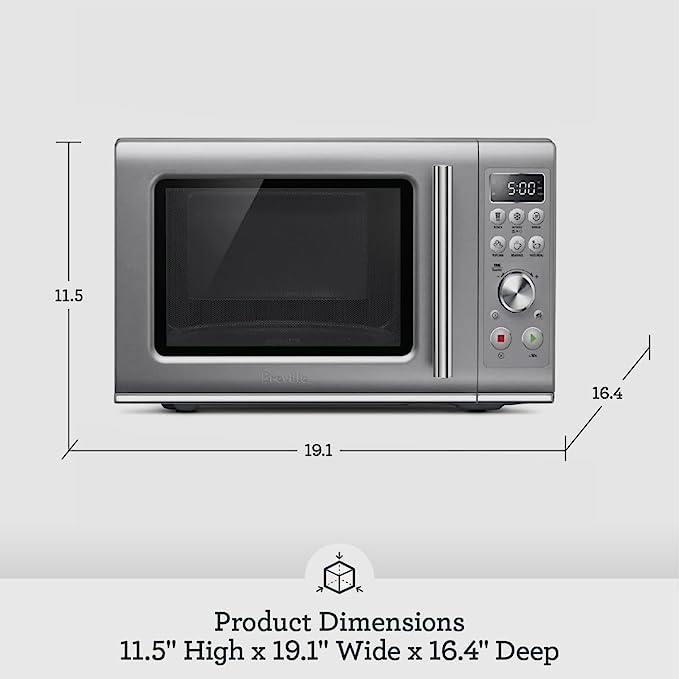 Breville The Compact Wave™ Soft Close Countertop Microwave Oven