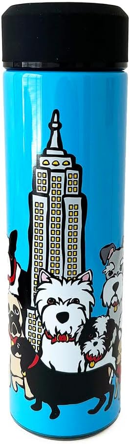 Marc Tetro NYC Dog Group Stainless Steel Insulated Water Bottle – 17oz