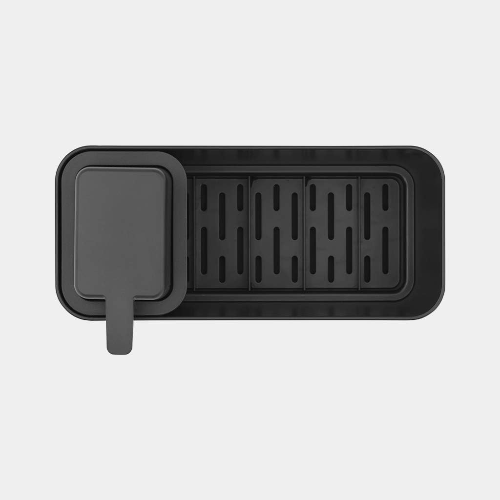 Brabantia Sink Organizer with Soap Pump Set – Dark Gray