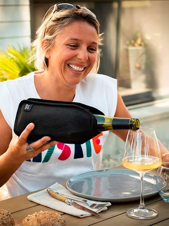 Peugeot Frizz Expandable Wine Cooling Sleeve – Black