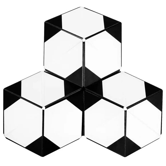 Shashibo Shape Shifting Fidget Cube with 36 Rare Earth Magnets – Soccer Celebration