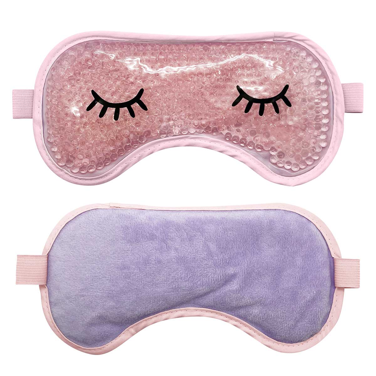 Hot & Cold Gel Eye Mask - Microwave & Freezer Safe - Assorted Colors