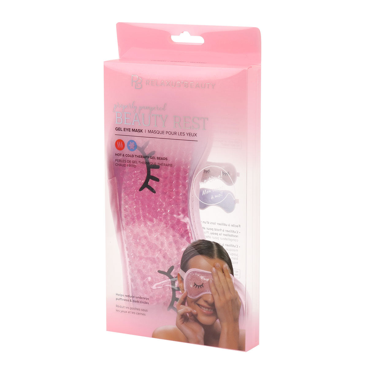 Hot & Cold Gel Eye Mask - Microwave & Freezer Safe - Assorted Colors