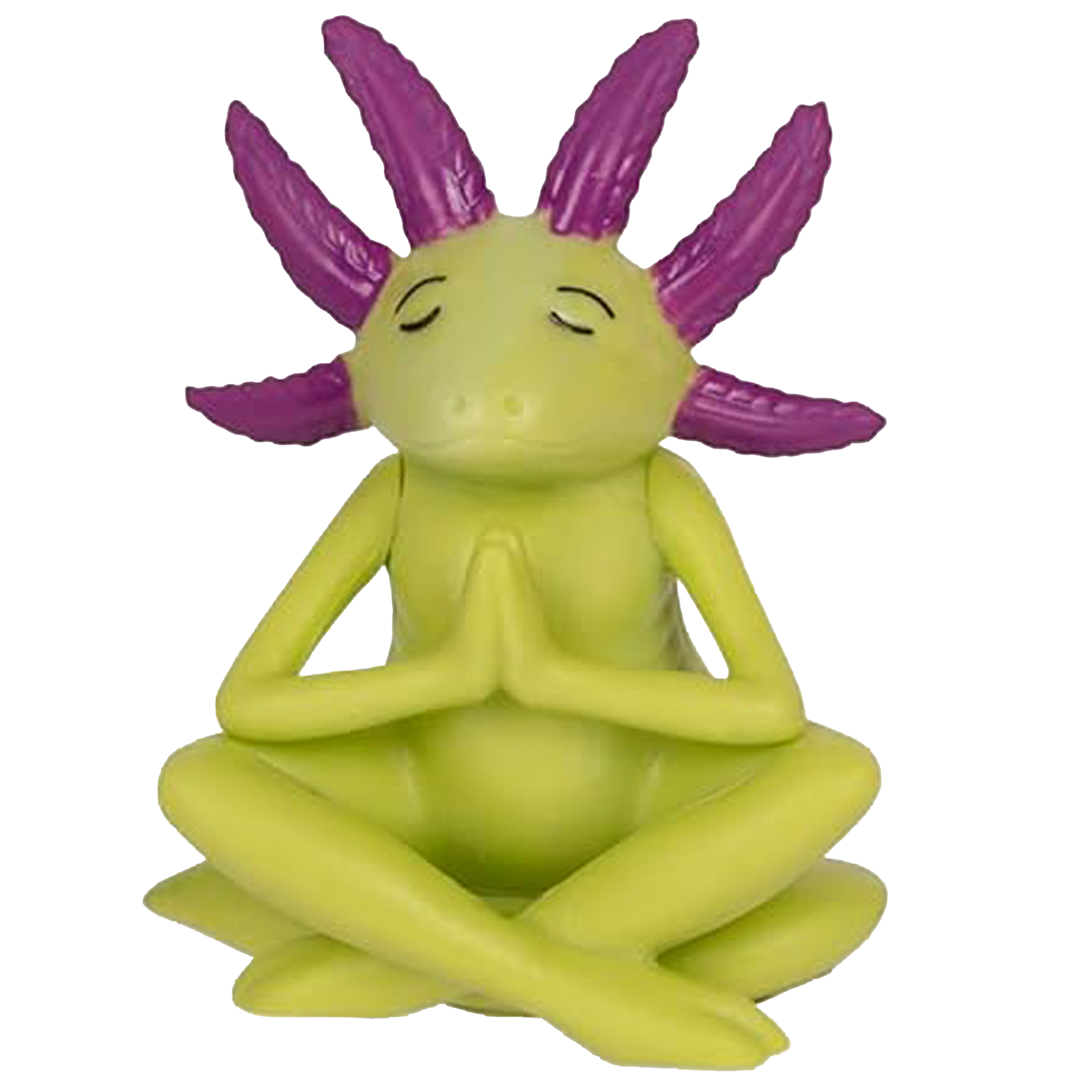 Archie McPhee Meditating Axolotls – Assorted Colors – EACH SOLD SEPARATELY