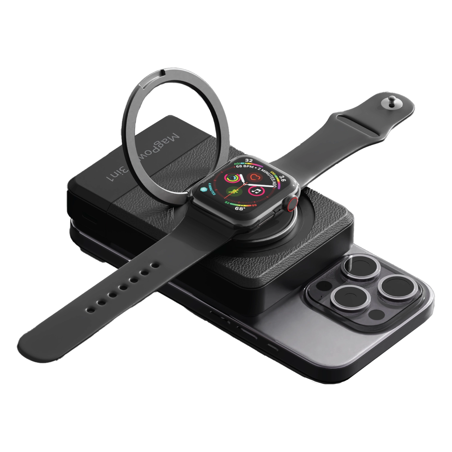 Magpower 3-in-1 Portable Wireless Powerbank