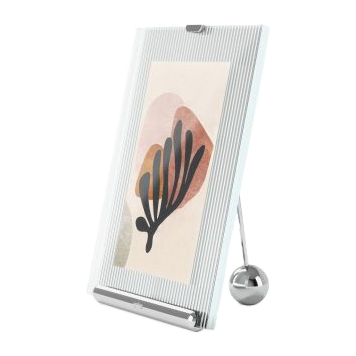 Umbra Flute Picture Frame - Chrome – 5" x 7"