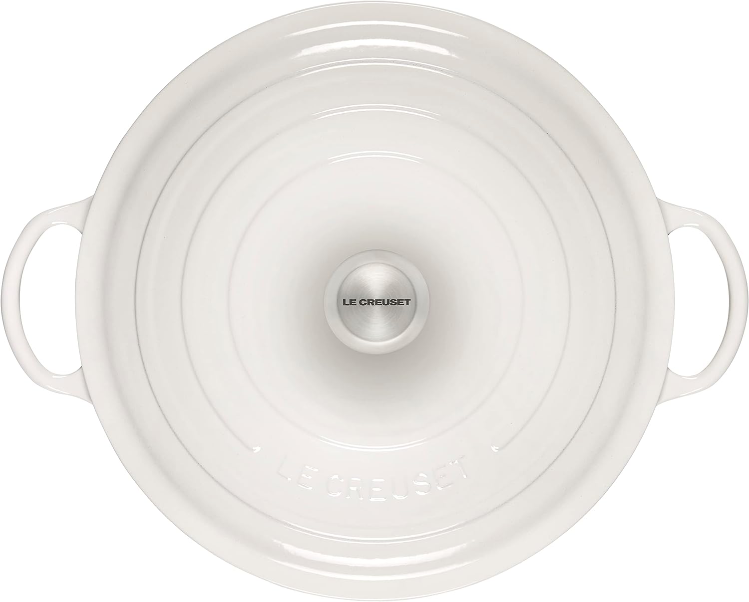 Le Creuset SPECIAL Round Cast Iron Signature Chef's Oven – 7.5 QT – White