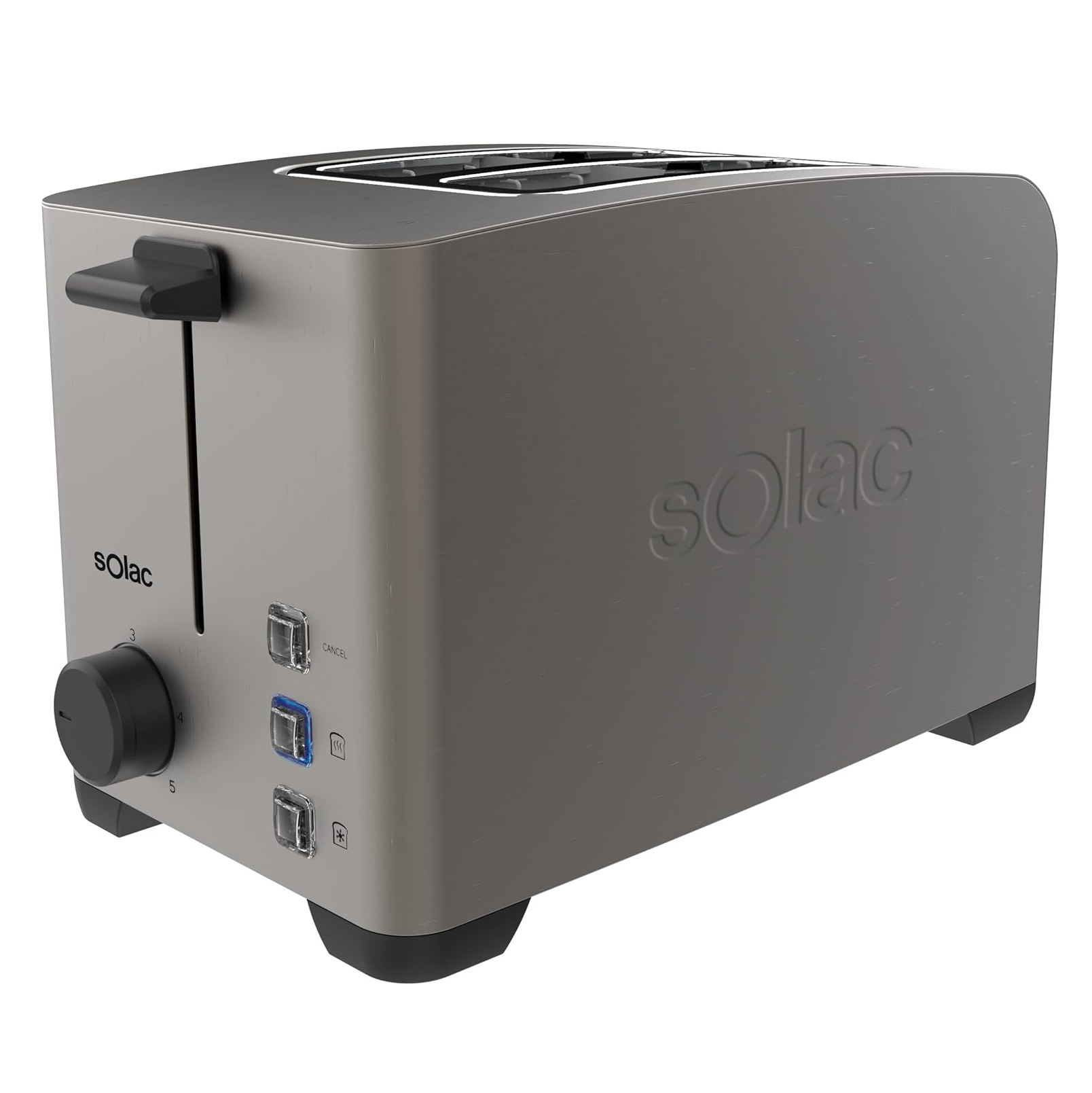 Solac My Toast II Legend Dark Stainless Toaster – 2-Slice