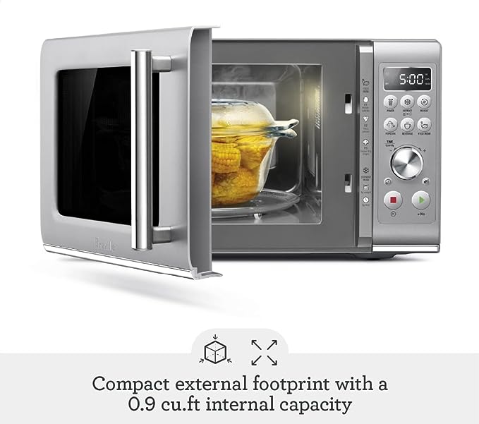 Breville The Compact Wave™ Soft Close Countertop Microwave Oven