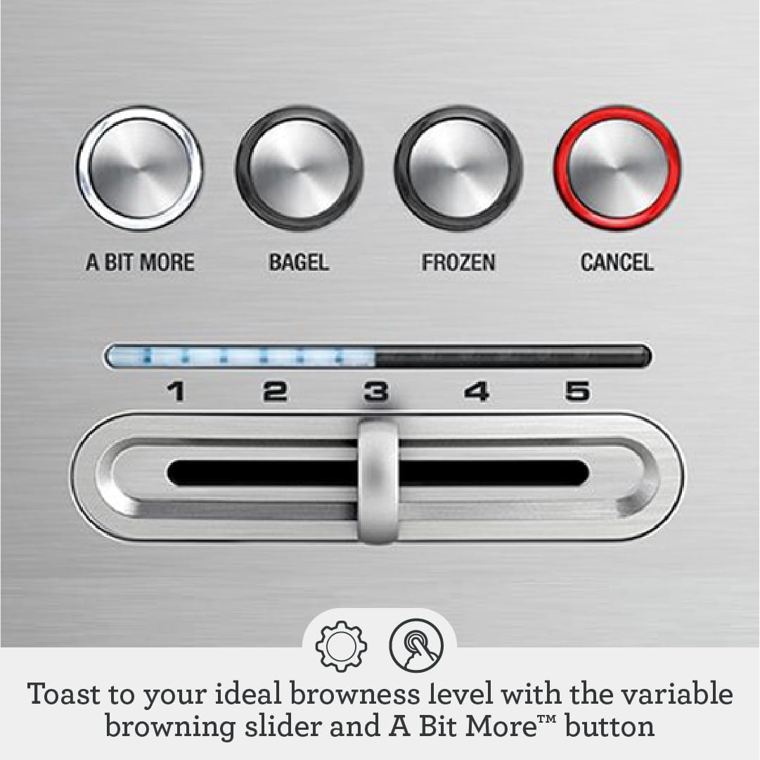Breville BTA70XL Bit More Toaster – 2 Slice – Brushed Stainless Steel
