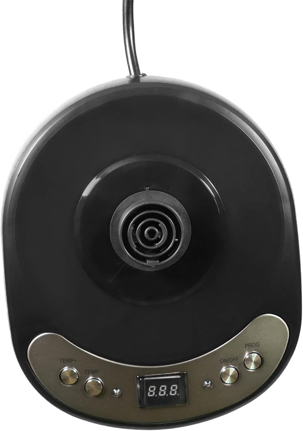 SOLAC Aroa Premium Electric Kettle – Adjustable Temp. Control – Dark Brushed Stainless Steel – 58oz.