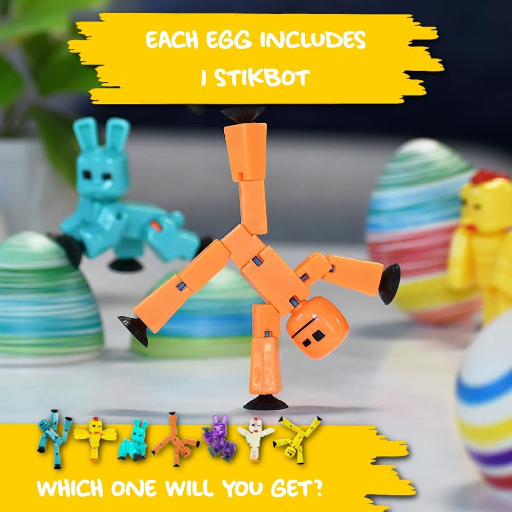 The Eggmazing Easter Egg Stickbot Toy – Each Sold Separately