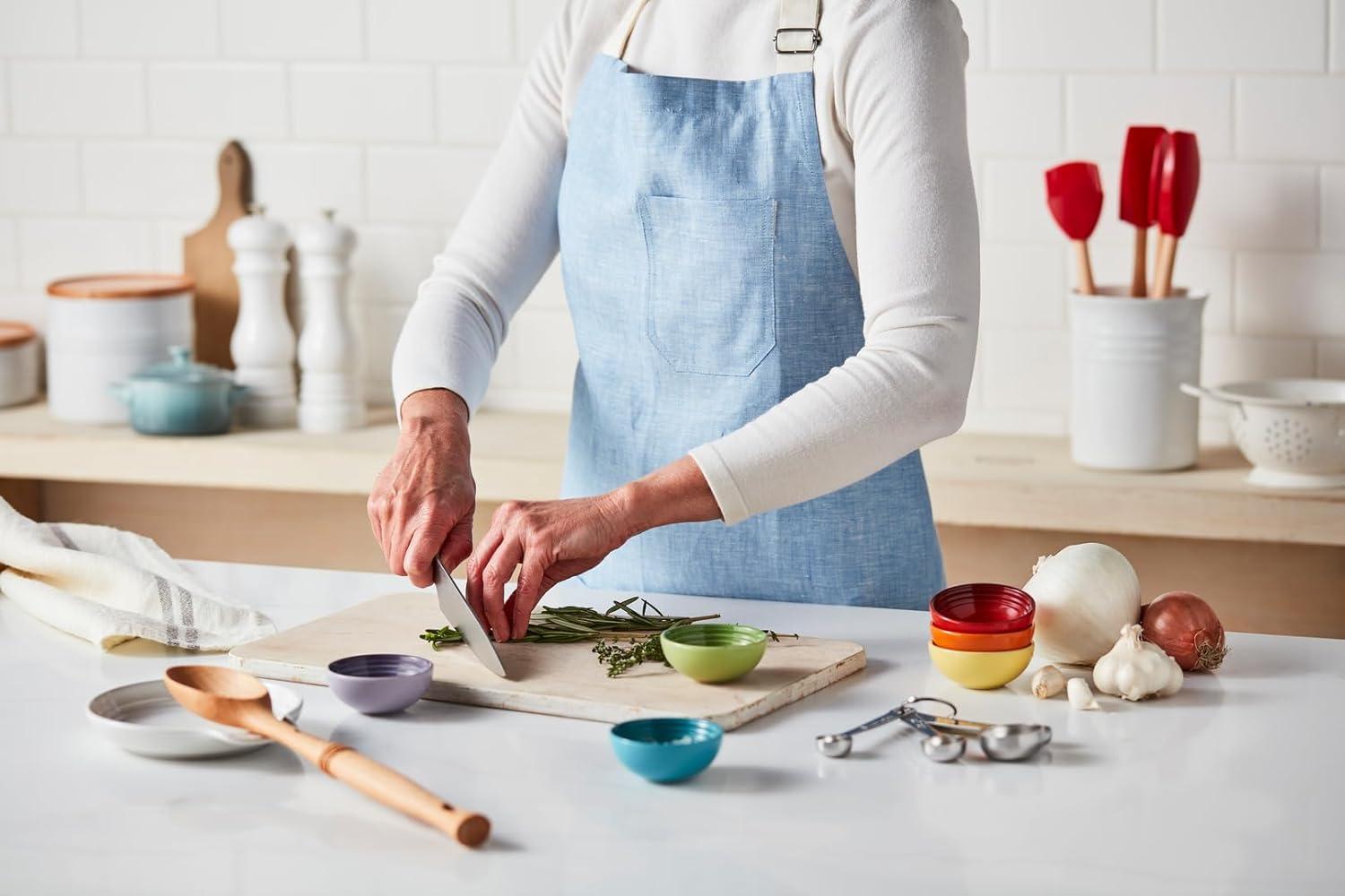 Le Creuset Vancouver Stoneware Prep Pinch Bowl Gift Set of 6 – 2oz