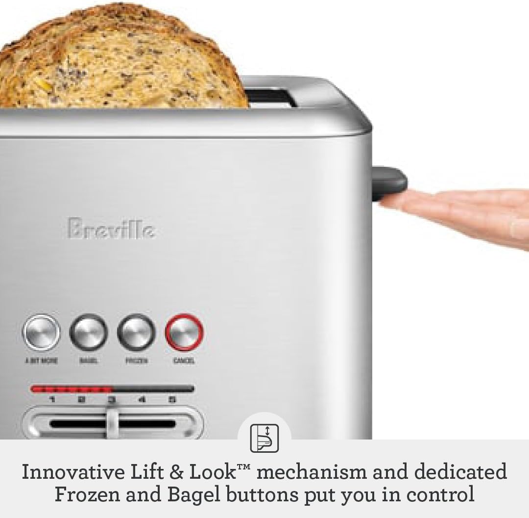 Breville BTA70XL Bit More Toaster – 2 Slice – Brushed Stainless Steel