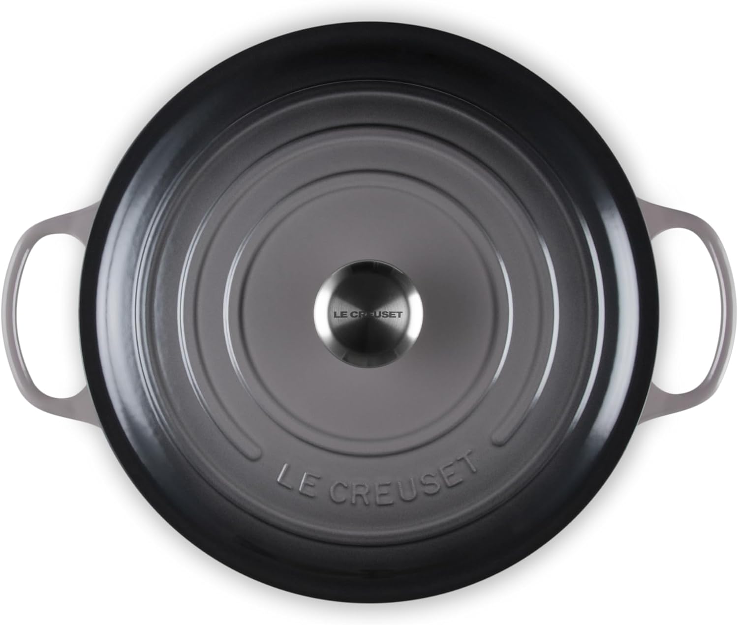Le Creuset Wide Round Oven – 6.75 QT – Oyster