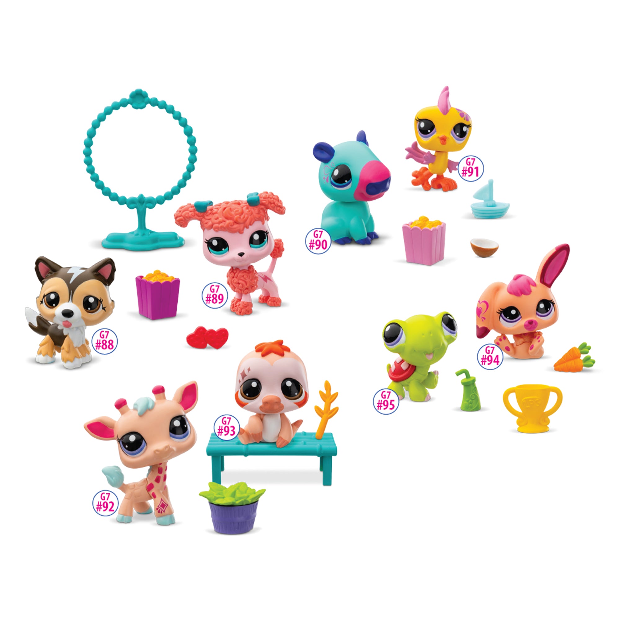 Littlest Pet Shop Pareja de Mascotas – Serie 2 – Paquete de dos – Sets surtidos - ESTILO ELEGIDO AL AZAR