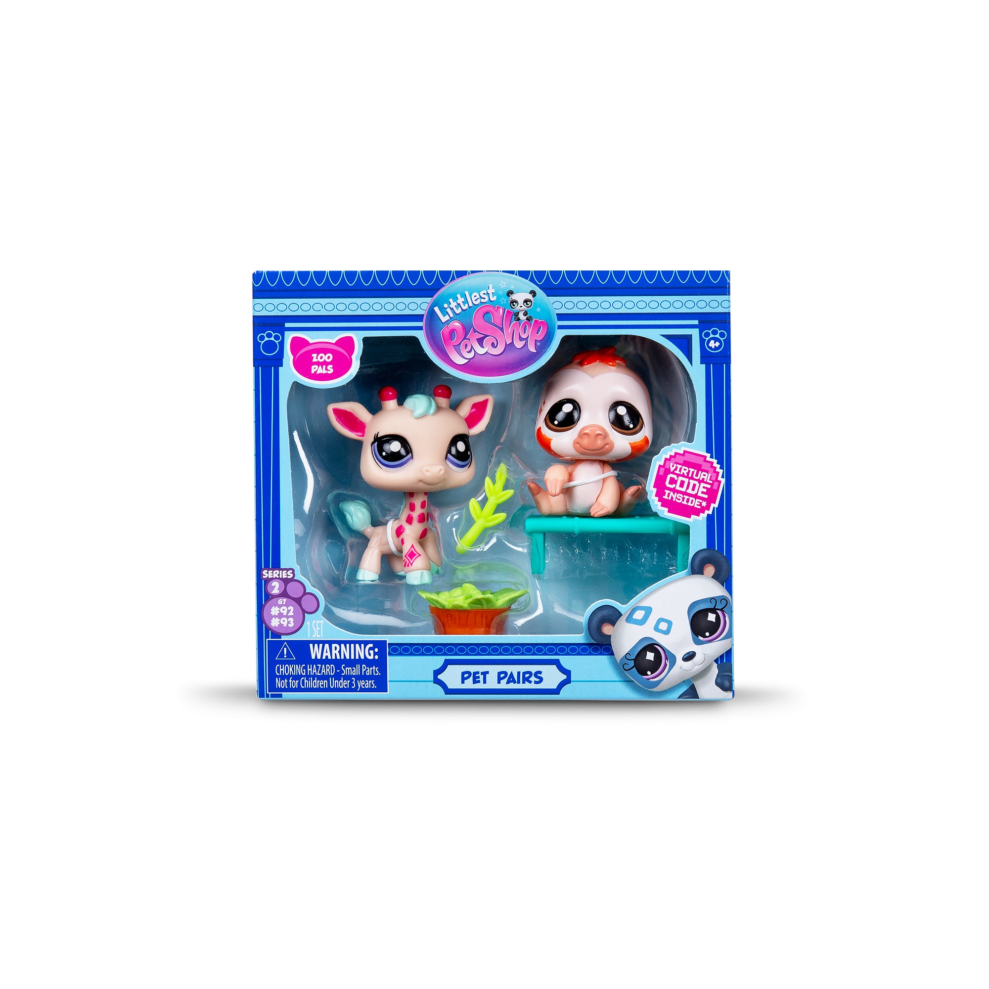Littlest Pet Shop Pareja de Mascotas – Serie 2 – Paquete de dos – Sets surtidos - ESTILO ELEGIDO AL AZAR